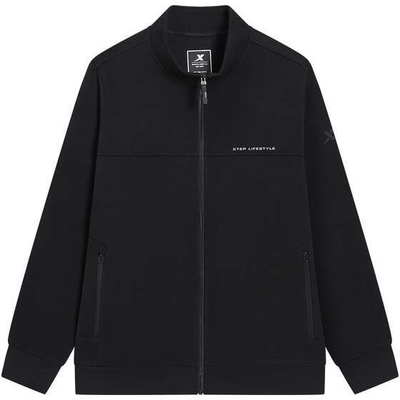 
Xtep Jacket Men's 2026 Spring New Loose Knitted Sports Top Stand Collar Jacket 974129060206