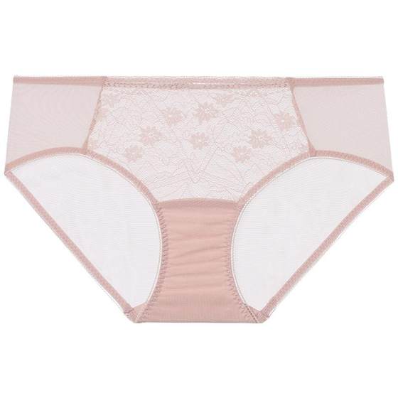 3 pairs of 179 yuan Ai Amour Rhythm Underwear for Women Cotton Bottom Crotch Sexy Lace Low Waist Boxer AM237721
