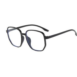 
Myopia glasses men's Fei Qiming same anti-blue flat light can be matched with a square black frame of women's non-face glasses frame
