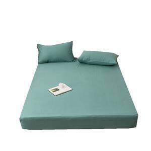 
Fitted sheet pure cotton 100% cotton Class A maternal and infant grade mattress protector single piece bed cover Simmons brown cushion cover can be customized