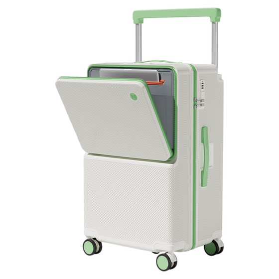 
2025 new front opening wide tie rod suitcase 24-inch 28 extra large capacity sturdy and durable boarding suitcase bag