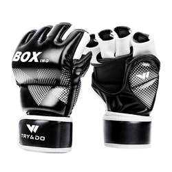 Boxing gloves Half finger Sanda fighting MMA boxing gloves UFC