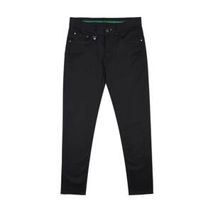 
Reddy Boer Men's Jeans 2025 Summer New Embroidered Thin Slim Feet Small Fleece Black Trousers Men