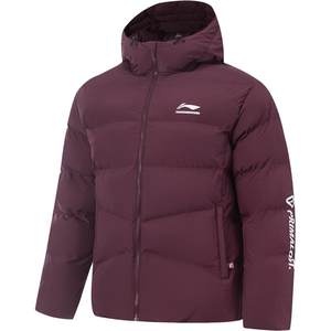 
Li Ning CBA cotton clothing men's winter 2025 new short jacket warm and thickened hooded loose sports top