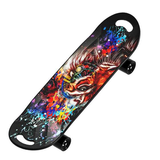 Skateboarding children 811 years old can turn male 3-61 12 female beginner adult professional double-wari four-wheel scooter
