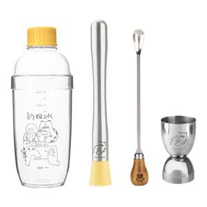 Shuke Xueke cup hand-made lemon tea tool set, ice-mashing juice, food-grade milk tea fruit mashing stick