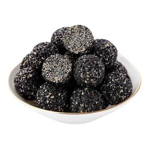 Sihong Black Sesame Pills Handmade Honey Cooked Black Sesame Ball Put Packing the Put and Eat the Valley Cereal Casual Snacks
