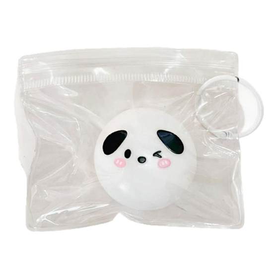 
Mini small-nosed puppy transparent dumpling emoticon pack pinching music slow rebound decompression toy pendant water sense for children