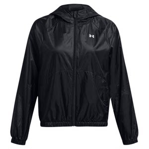 
Under Armor official UA women's sports, leisure and fitness lightweight elastic hooded jacket 1382698