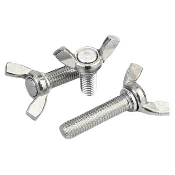 304/201/316 stainless steel butterfly screw butterfly type ramrod ingot hand screw bolt M3M4M5M6M8M10
