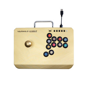 
Varmilo Amilo Kassai Professional Grade Arcade Rocker Aluminum Alloy Electromagnetic Induction Game Controller PS5 Street Fighter 6 King of Fighters Fighter Fighter Handle RT0.1mm 1K Return 1ms Delay