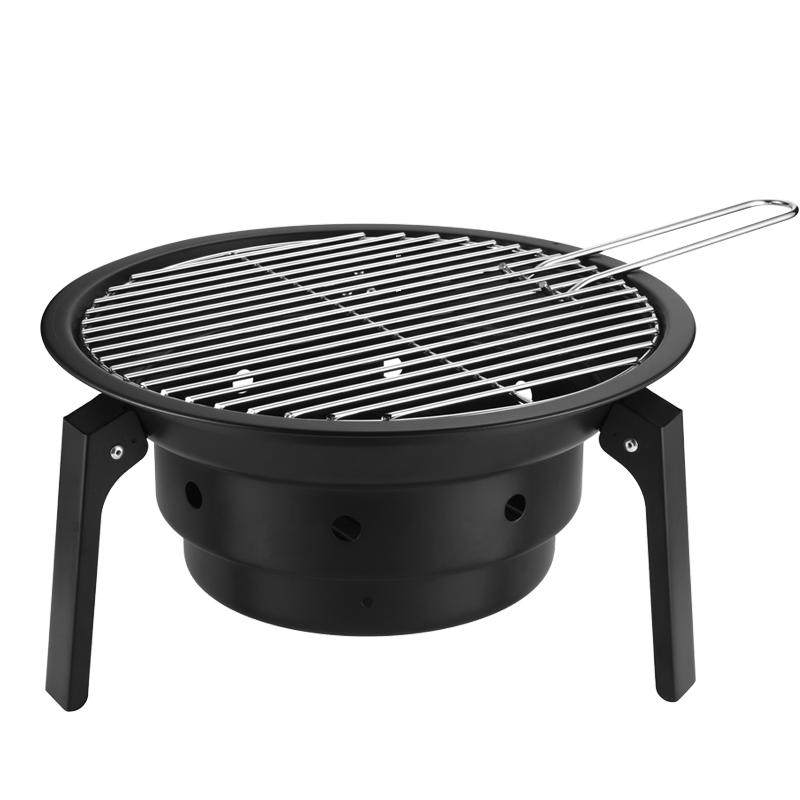 Barbecue A Carbone Portatile KmetalArt Mangal Stile Mercedes - Griglia Shashlik Media 2024 - Foto 3