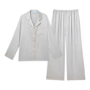 
[Same style as Yunqi Hao Yiran] Xing cotton satin French pajamas for men and women 2026 new short-sleeved pants home wear