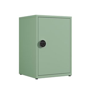 
Small office iron file cabinet household password lock storage cabinet table single door with fingerprint lock storage cabinet