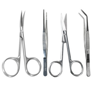 
Medical stainless steel ophthalmology thread removal scissors small forceps medical supplies equipment tools surgical tissue scissors