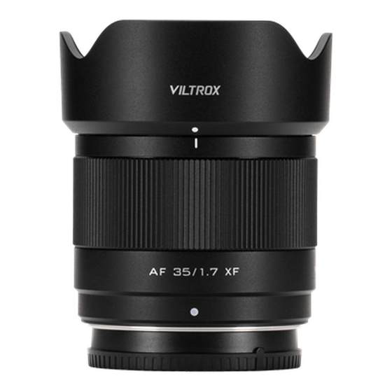 
Vitrox 35mm F1.7 fixed focus lens Sony E Fuji XF Nikon Z-mount camera half-frame large aperture 35f17
