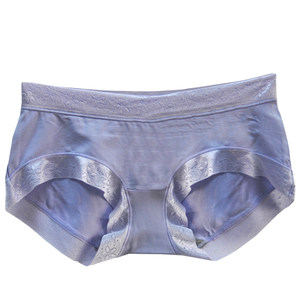 Three -piece color field underwear female low waist low waist 30167 Modal bamboo charcoal fiber cotton female short pants head bag hip girl bottom
