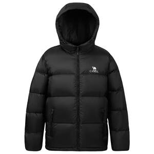 
Camel Volcano 2.0 Down Jacket Youth Short Hooded Bakery Jacket Autumn and Winter Men's New Down Jacket