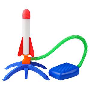 
Children's foot-stepped rocket launcher boy and girl outdoor toy foot-step launcher glowing flying cannon
