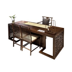 
New Chinese style ebony Songtan style desk solid wood furniture Airi Guyi sumam wood desk study desk