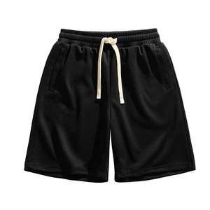 
Miniso black shorts boys 2026 summer youth straight sports casual outer wear five-point pants Y