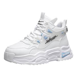 
Pull-back high-top men's shoes, winter cotton shoes, teenagers, students, running, basketball, casual, thick-soled, height-increasing dad shoes