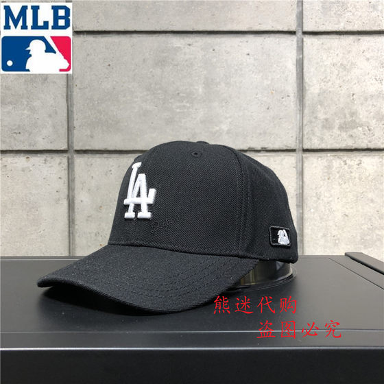 MLB棒球帽正品LA帽子女鸭舌帽男遮阳帽棒球帽19LA1UCD04100