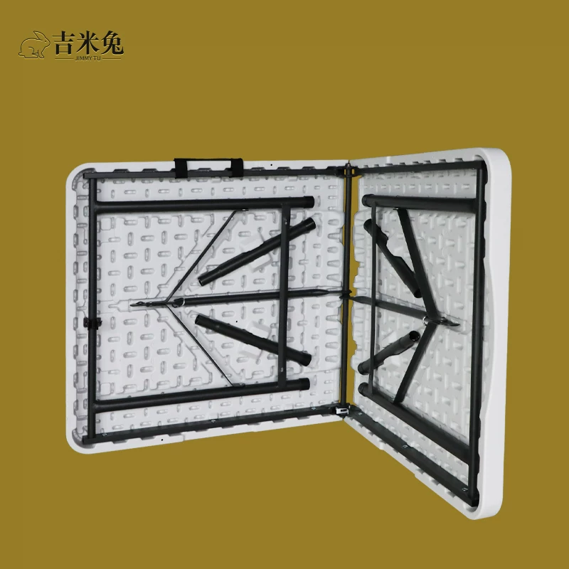 Folding table portable lifting outdoor stall stand -like square meter -shaped table learning table small apartment dining table