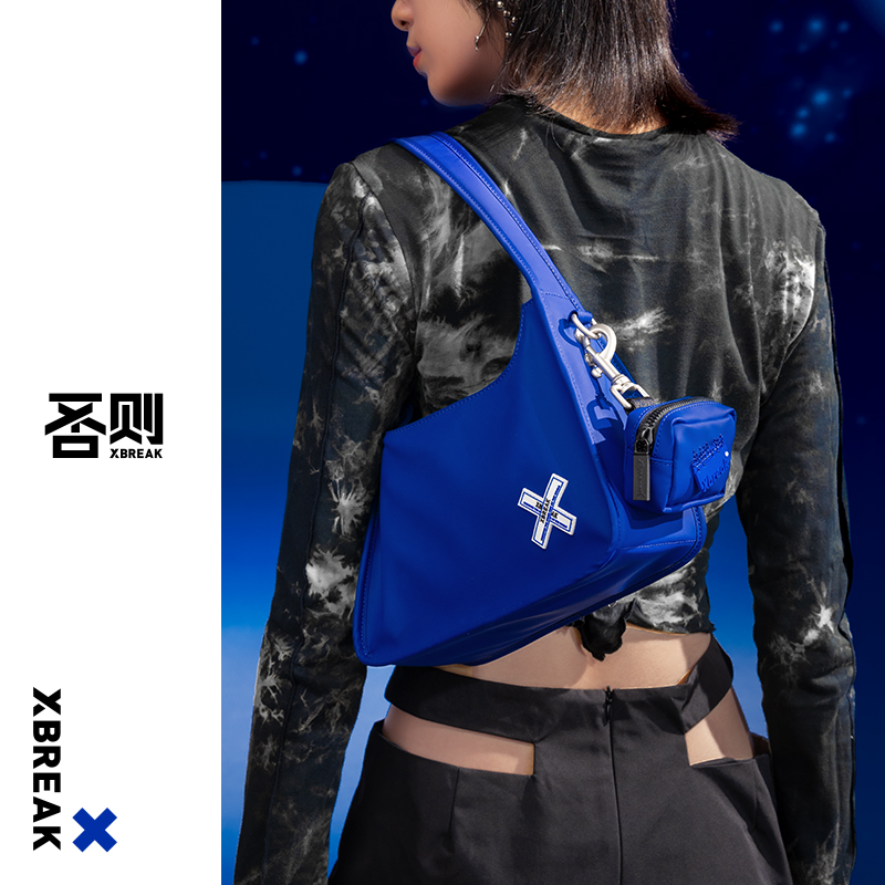 否则xbreak腋下包包女2024新款原创小众设计单肩包克莱因蓝手提包