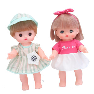 Mi Milu doll clothes replaced with casual dress girls wearing clothes practice accessories.