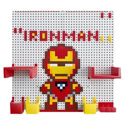 No Punching Wall Hole Board Storage Rack Children's Creative Decoration Marvel Plastic Iron Man Figure Rack