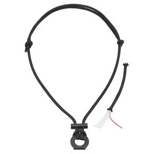 
Multifunctional flint pendant necklace outdoor camping survival tool paracord pendant