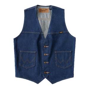 Atong Cow Society Wrangler Yellowstone Denim Vest Men's Western Denim Style Denim Working Vest