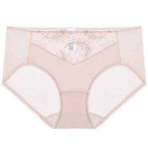 
Love summer style underwear women's cotton crotch sexy lace mid-waist boxer briefs