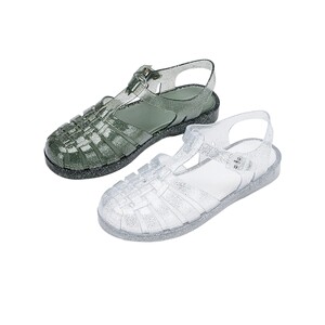 
Hot air flat-bottomed Roman sandals women's shoes 2025 summer new women's bag-toe breathable T-strip fashion sandals