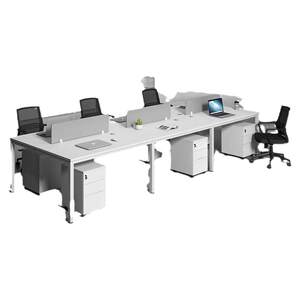 
Staff office desk and chair furniture combination simple modern staff table 4 four-person screen 6 six-person staff seat