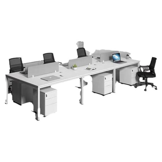 
Staff office desk and chair furniture combination simple modern staff table 4 four-person screen 6 six-person staff seat