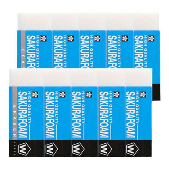 
Japanese Sakura eraser for primary school students, no chips, ultra-clean eraser, elephant skin eraser, erases words into lines, pencil eraser, leaves no trace, high-gloss art student sketch, 2b4b children's imported stationery