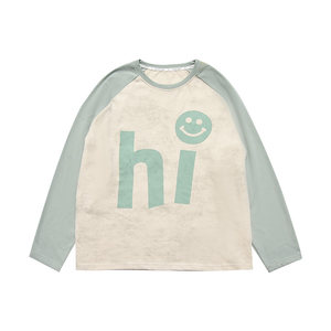 
Fat boy's long-sleeved T-shirt plus fat plus size autumn clothing for middle and older children loose cotton t-shirt bottoming shirt large size sweatshirt 9 years old