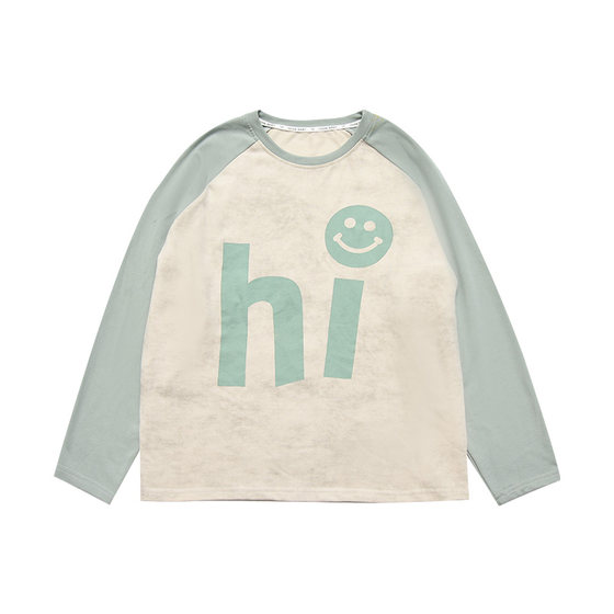 
Fat boy's long-sleeved T-shirt plus fat plus size autumn clothing for middle and older children loose cotton t-shirt bottoming shirt large size sweatshirt 9 years old