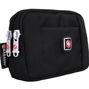 
Swiss Army Knife Mobile Phone Bag Men Wearing a Straight-Side Outdoor Leisure Mountaineering Mobile Phone Bag 4.7 inch 5.5 inch Hanging Bag