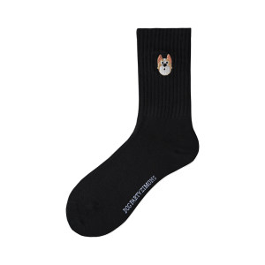 
Zimo co-branded socks men's summer puppy embroidery cute sports pure cotton yarn stockings gift box cartoon