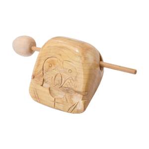 New treasure wood fish instrument Children's large woodfish solid wood multi -sized caviar pine wood with wood quality