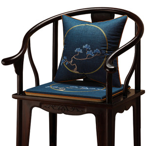 
New Chinese style mahogany sofa chair cushion tea chair cushion seat cushion solid wood ring chair Taishi chair tea table dining chair cushion