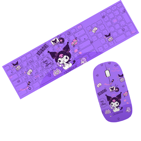 KUROMI キーボード パープル/ホワイト Akko Kuromi 5108B Plus Purple Mechanical Keyboard | AKKO EU