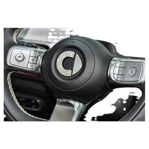 Deed in SMART Elf No. 1 steering wheel diamond vehicle label inlaid paste creative rhinestone decoration modified vehicle sticker
