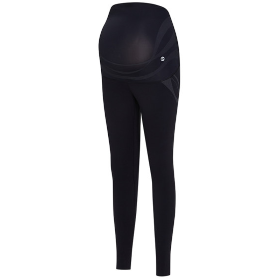 imummy pregnant women's pants in spring and summer wear high elastic unstretched belly 2025 new yoga base shark pants