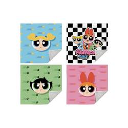 2025 New 100-Patch Powerpuff Girls Digital Camera Bag Velcro Lens Digital Storage Organizer Bag