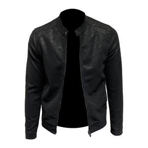 
Spring, autumn and winter stand-up collar handsome PU leather jacket Korean version slim youth plus velvet thickened motorcycle leather jacket men's clothing
