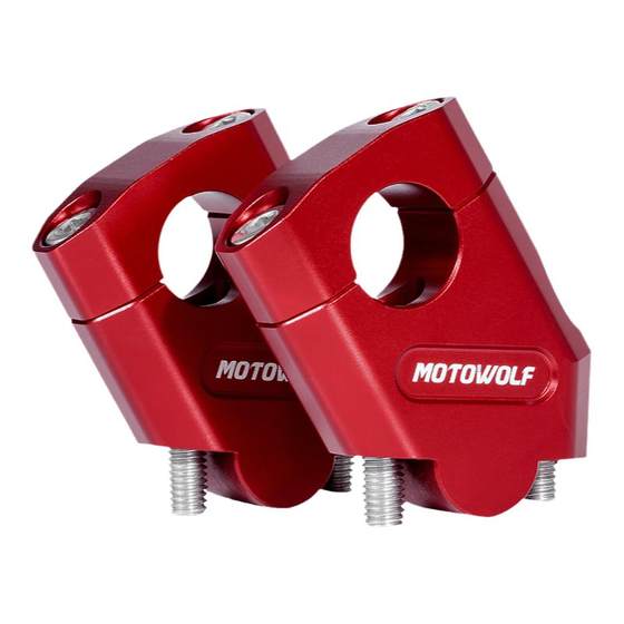 Modo Wolf Handlebar Plus High Size Motorcycle Faucet Handle Heightener Racing Reinforcement Aluminum Alloy Decoration Modification Parts
